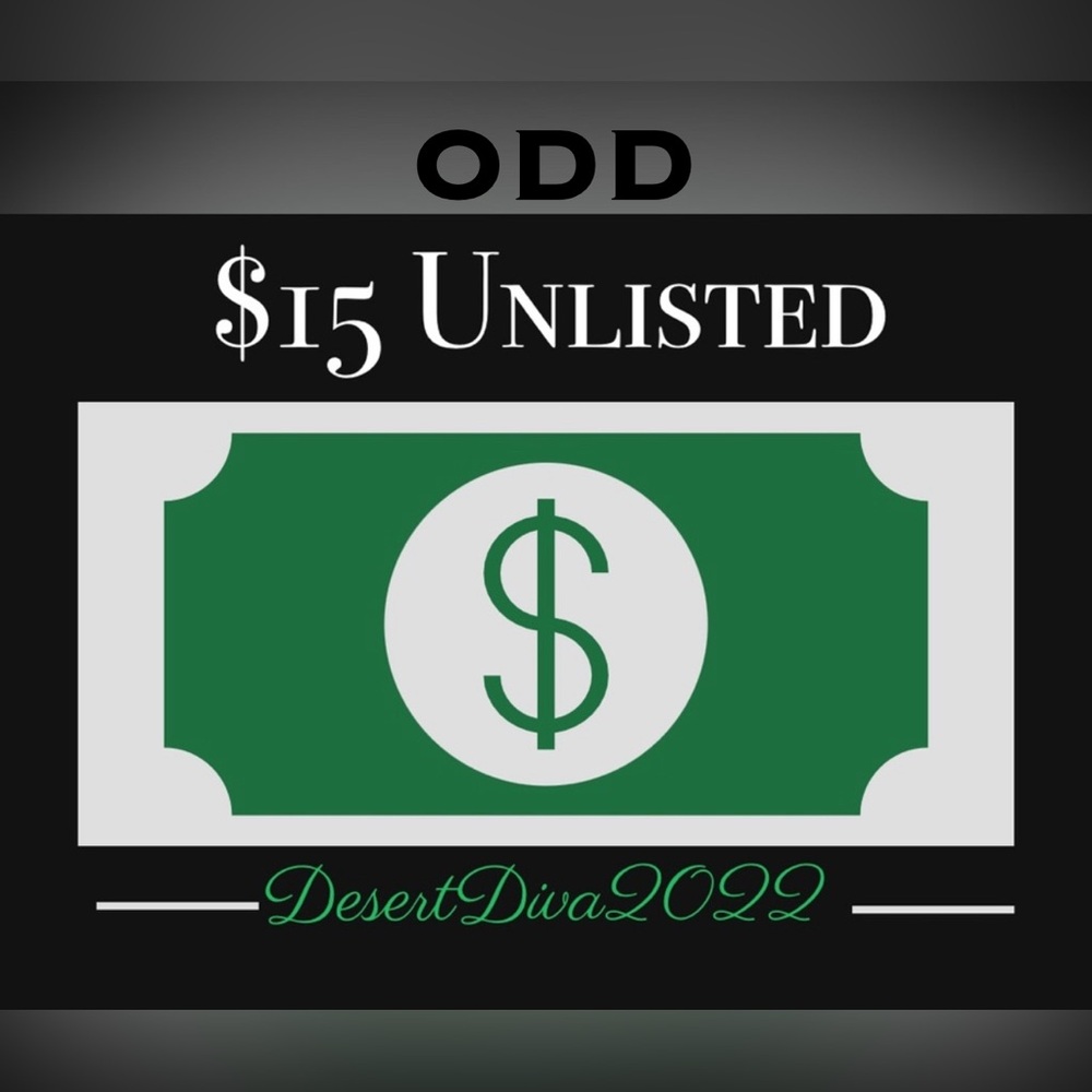 $15 (Odd #) UNLISTED ITEMS for LIVE! Show